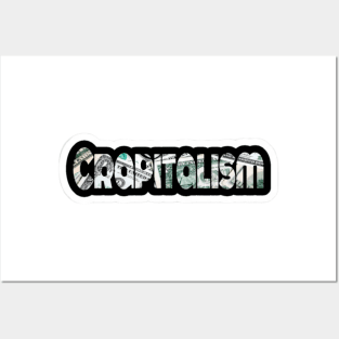 cRapitalism  Sticker - Front Posters and Art